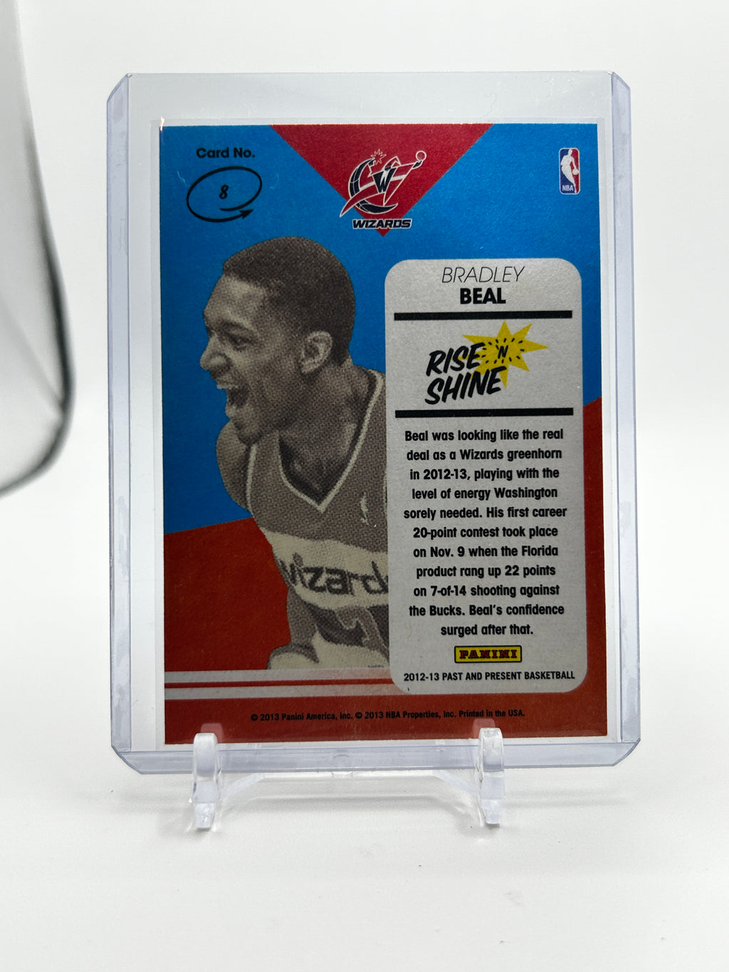 2012-13 Panini Past & Present Bradley Beal Rise N' Shine SP #1