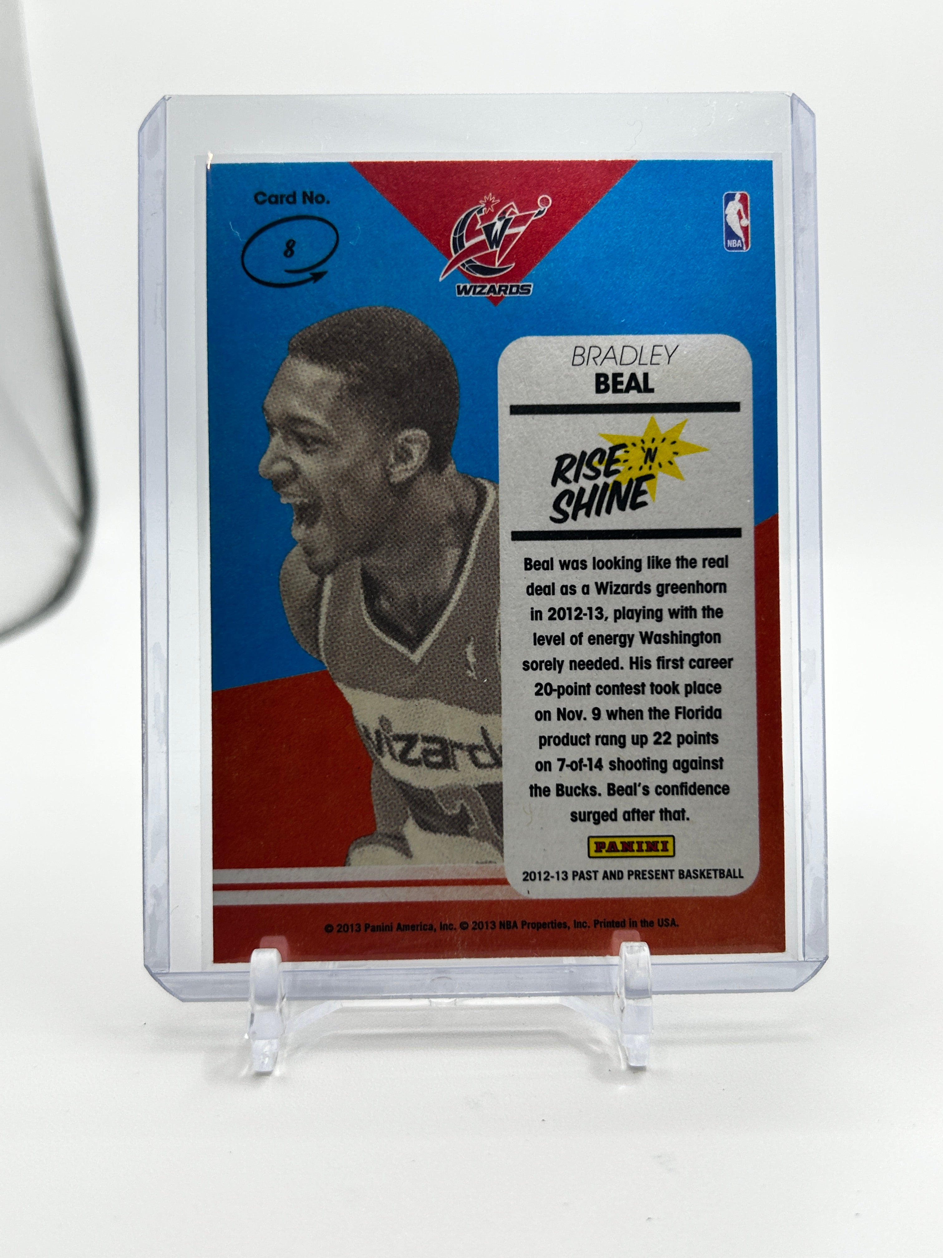 2012-13 Panini Past & Present Bradley Beal Rise N' Shine SP #1