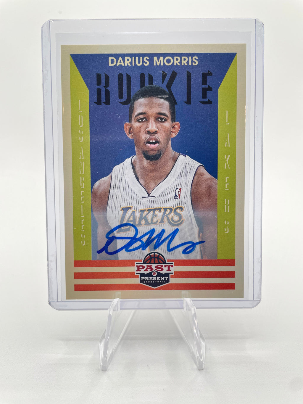 2012-13 Panini Past & Present Darius Morris Rookie Auto #189 Lakers
