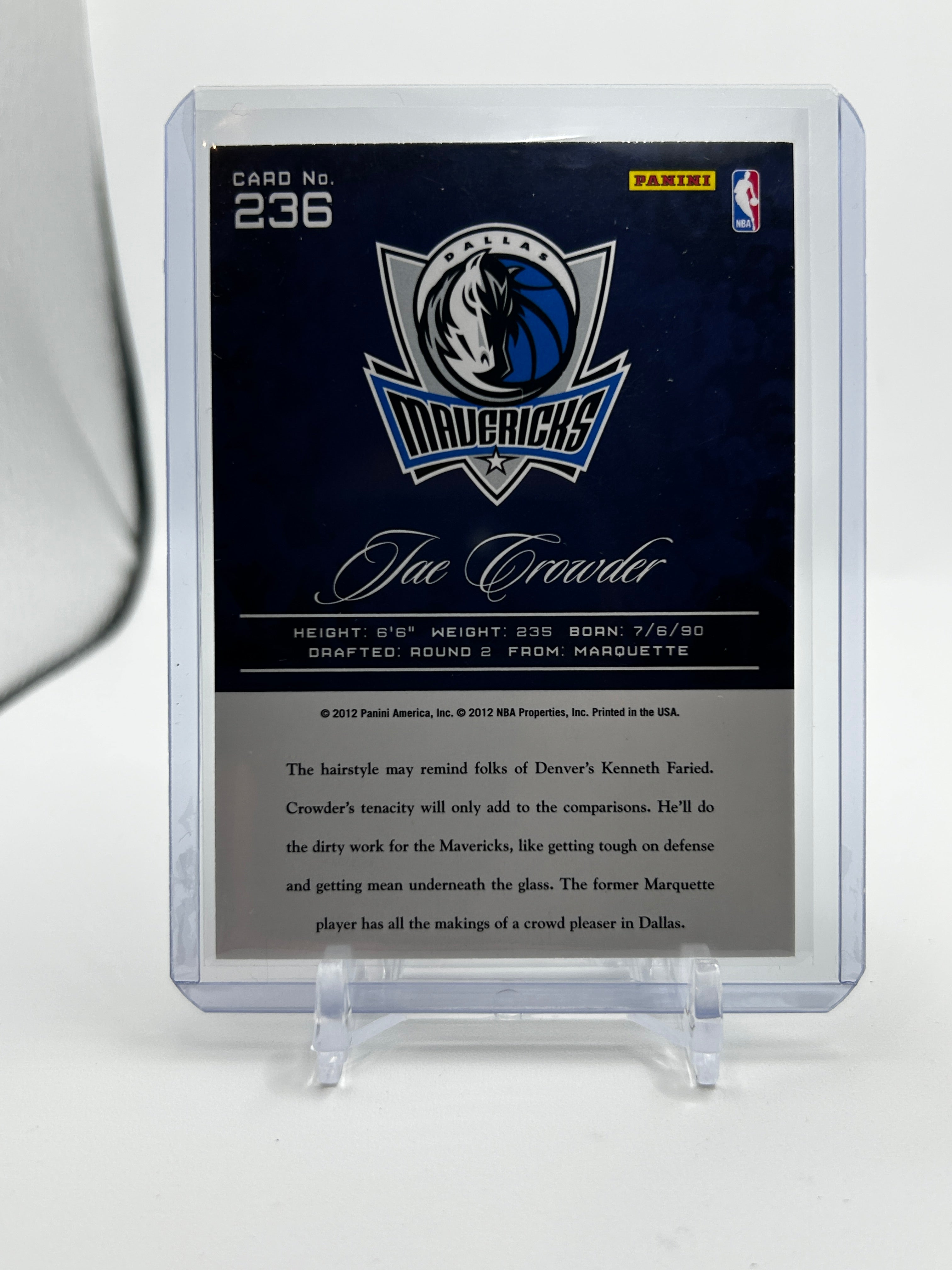 2012-13 Panini Prestige Jae Crowder Rookie #236