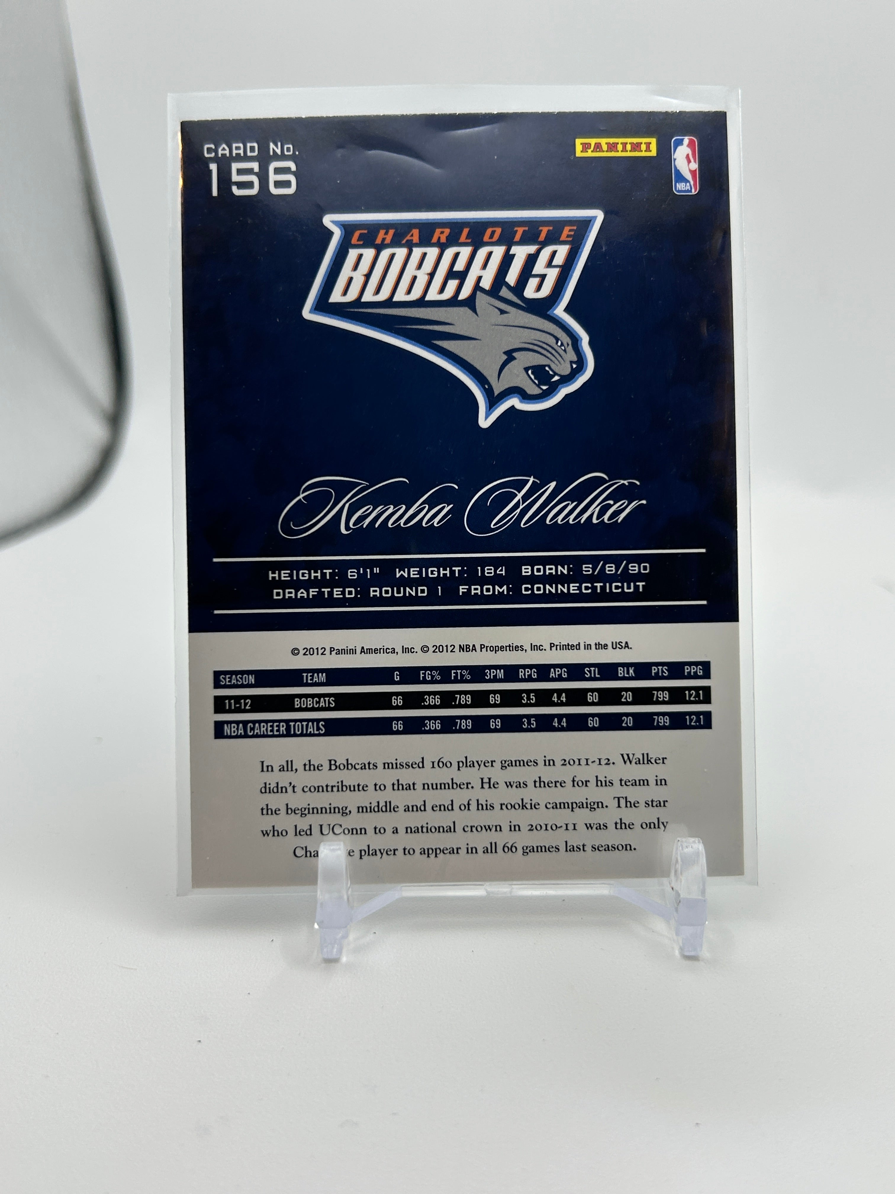 2012-13 Panini Prestige Kemba Walker Rookie #156