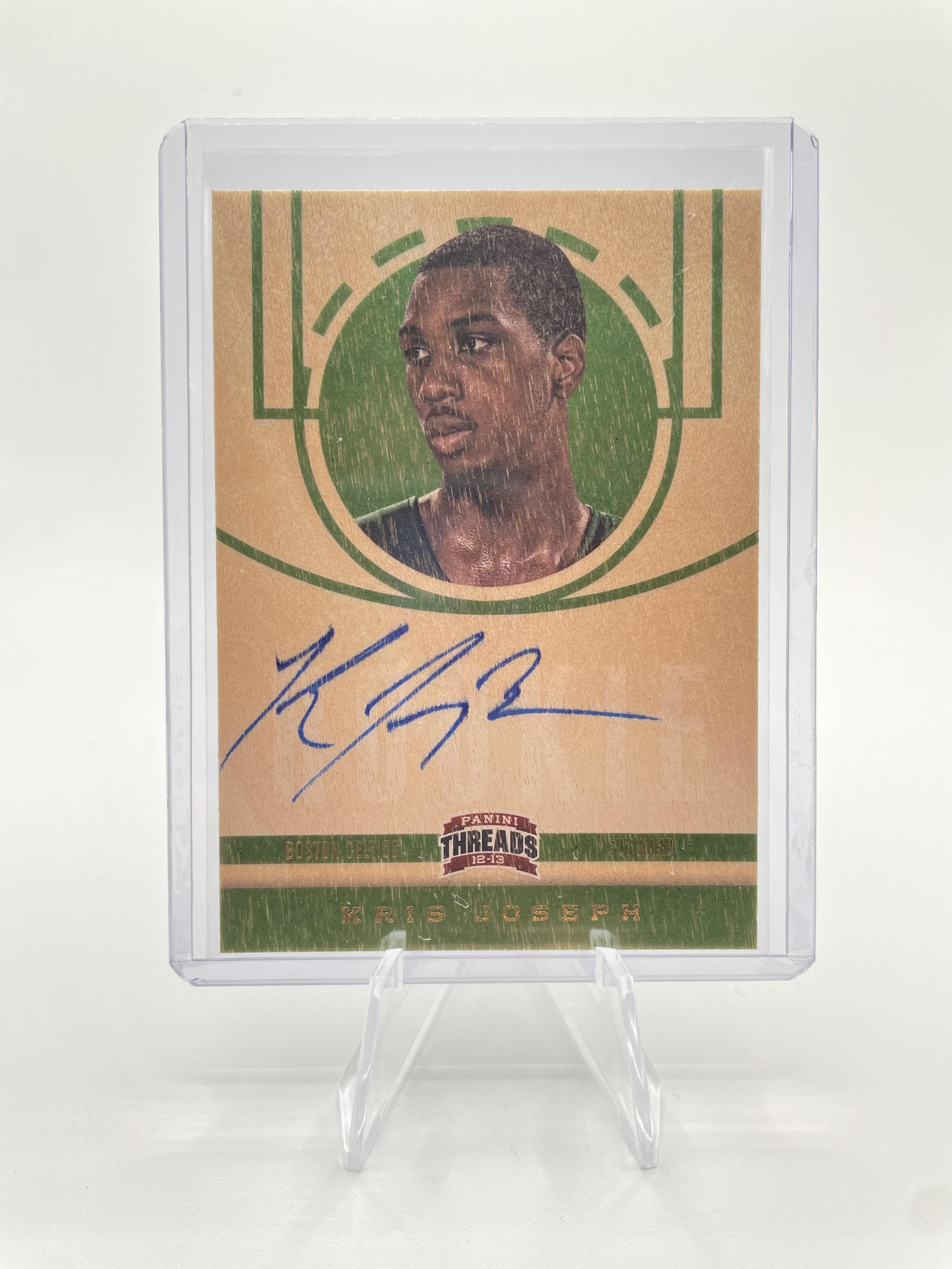 2012-13 Panini Threads Kris Joseph On-Card Rookie Auto #249