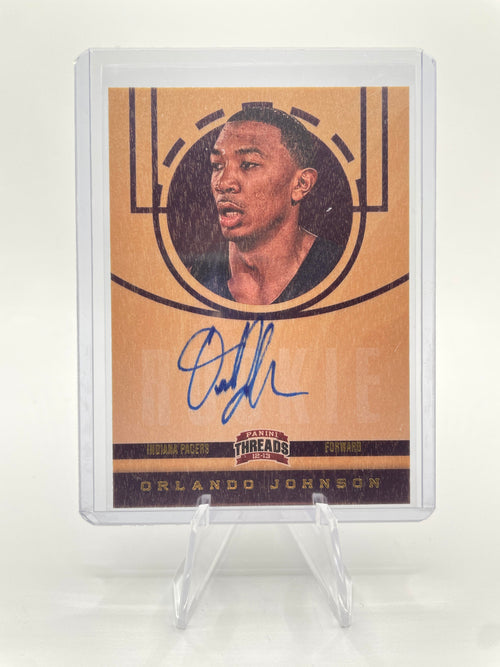 2012-13 Panini Threads Orlando Johnson On-Card Rookie Auto #236