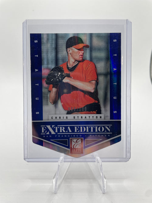2012 Donruss Elite Extra Edition Chris Stratton Status Rookie Die-Cut /200