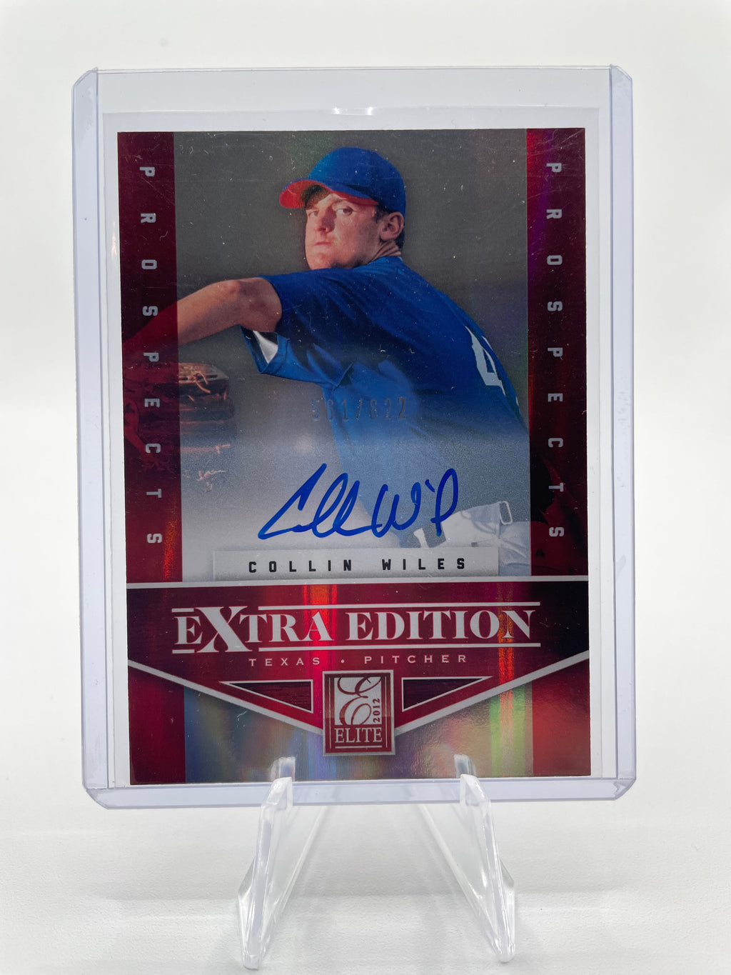 2012 Donruss Elite Extra Edition Collin Wiles Rookie Prospects Auto /622 #147