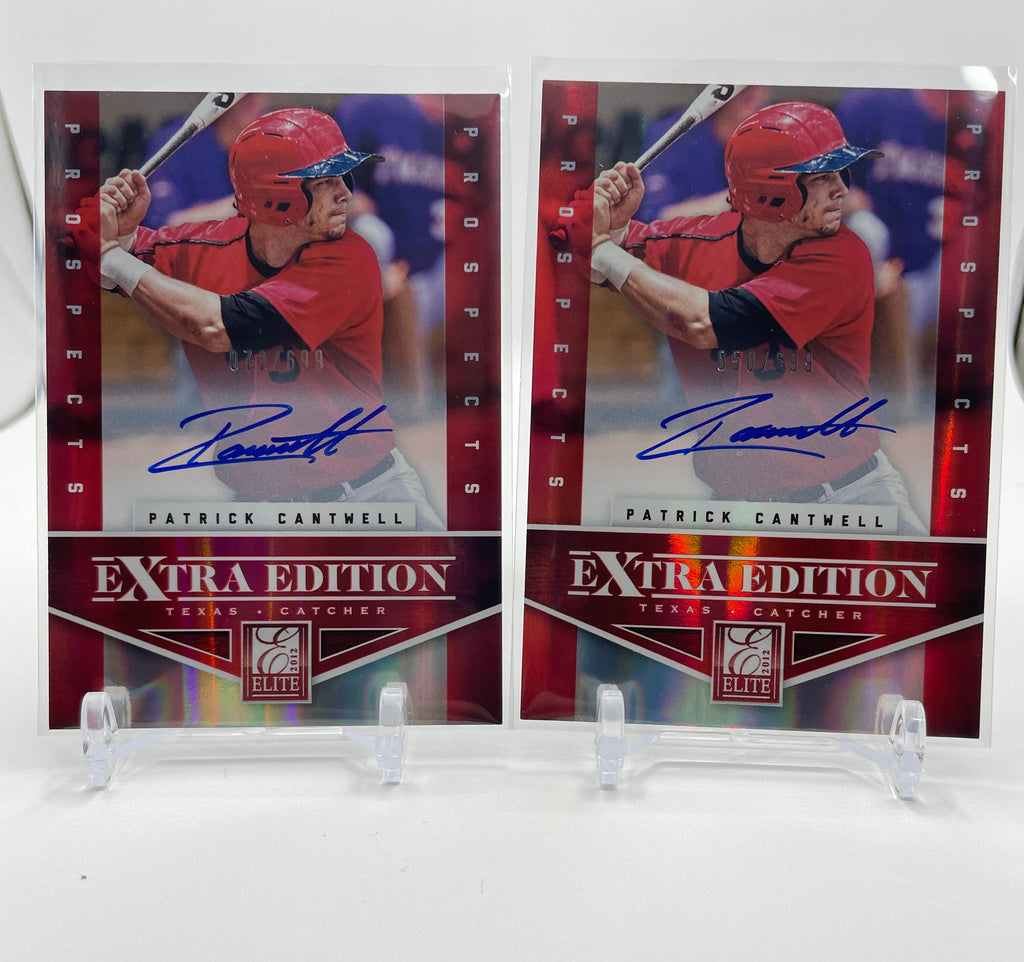2012 Donruss Elite Extra Edition Patrick Cantwell Rookie Auto /622 Set (x2) .