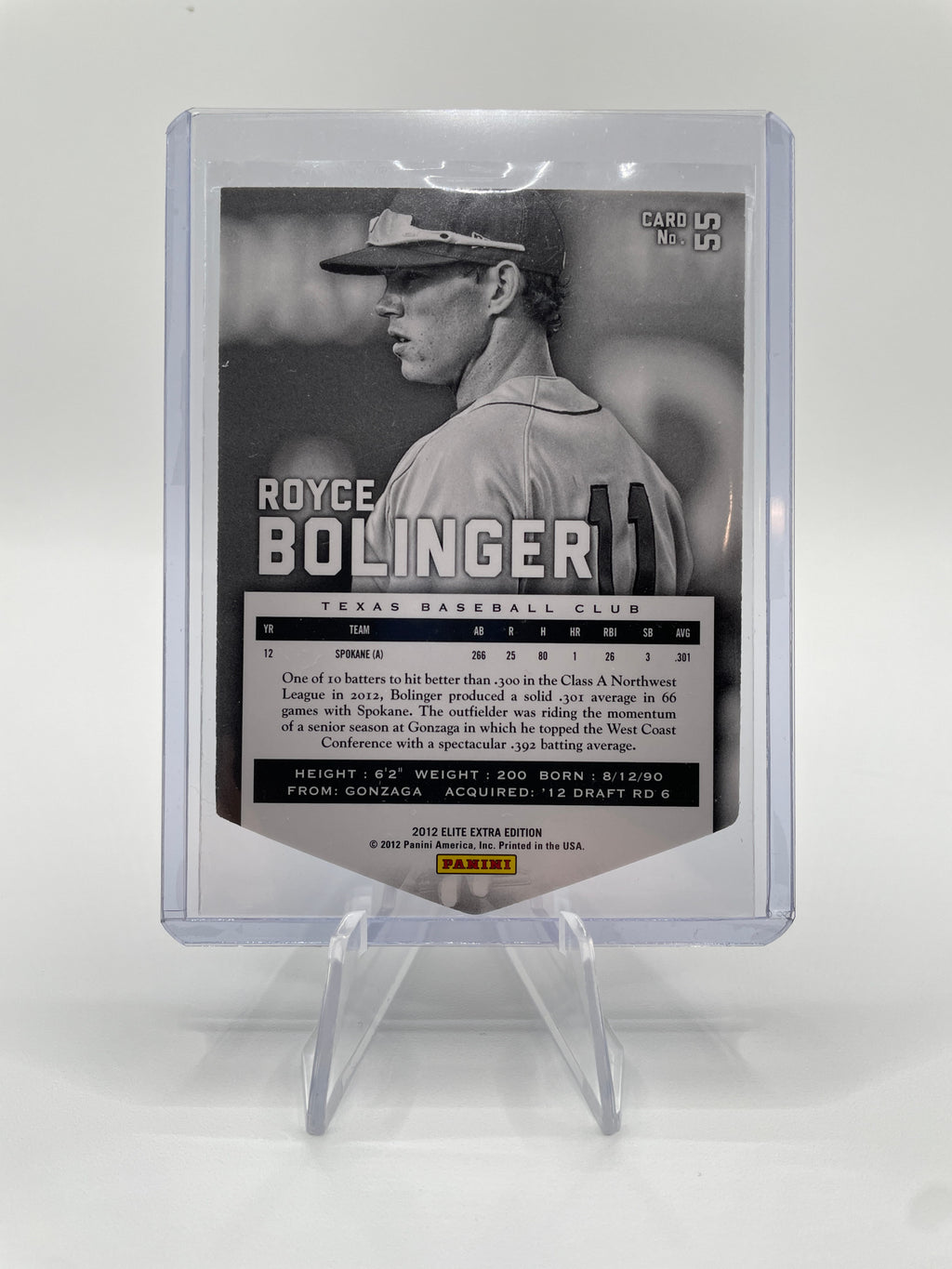 2012 Donruss Elite Extra Edition Royce Bolinger Status Rookie Die-Cut /100