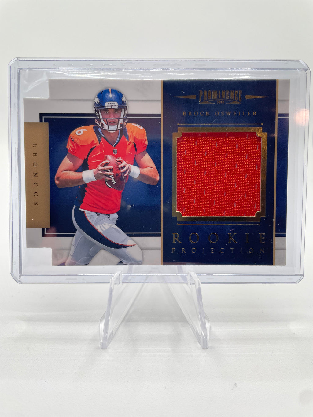 2012 Panini Prominence Brock Osweiler Rookie Jumbo Patch /299