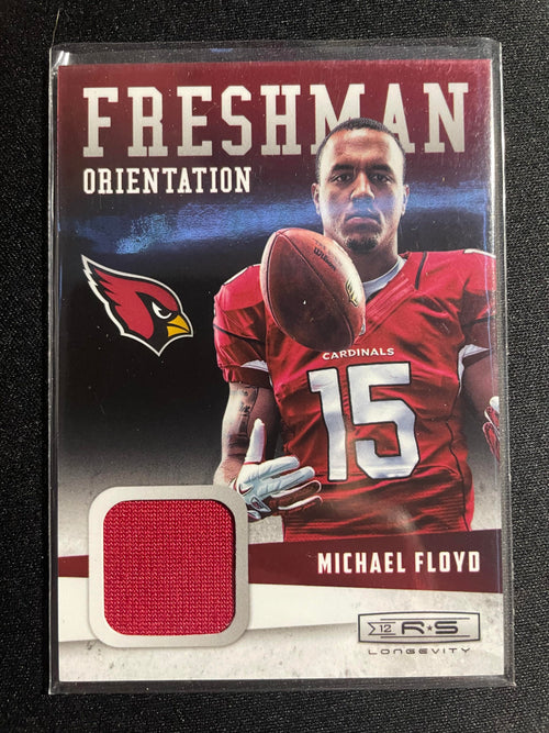 2012 Panini Rookies & Stars Michael Floyd Freshman Orientation Rookie Patch #29