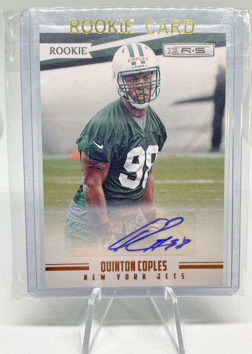 2012 Panini Rookies & Stars Quinton Coples Rookie Auto SP /999 New York Jets