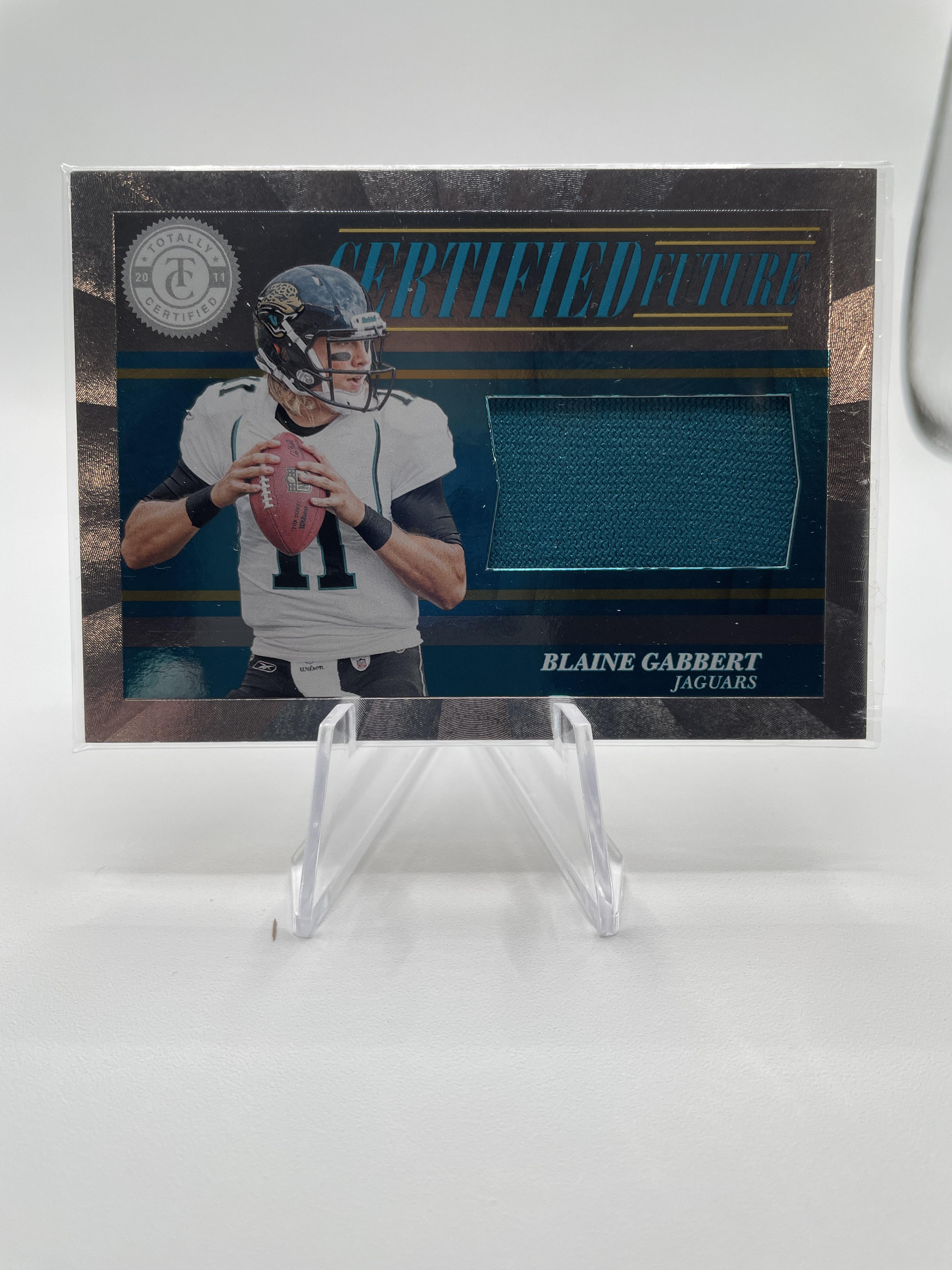 2012 Panini Totally Certified Blaine Gabbert Certified Future Rookie Patch /499