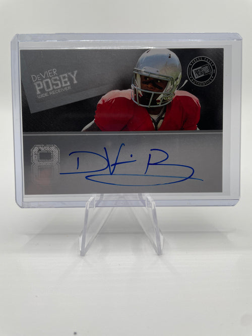 2012 Press Pass DeVier Posey On-Card Rookie Auto