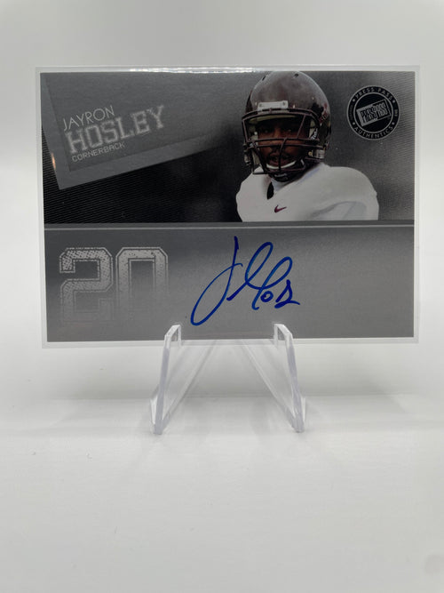 2012 Press Pass Jayron Hosely On-Card Rookie Auto