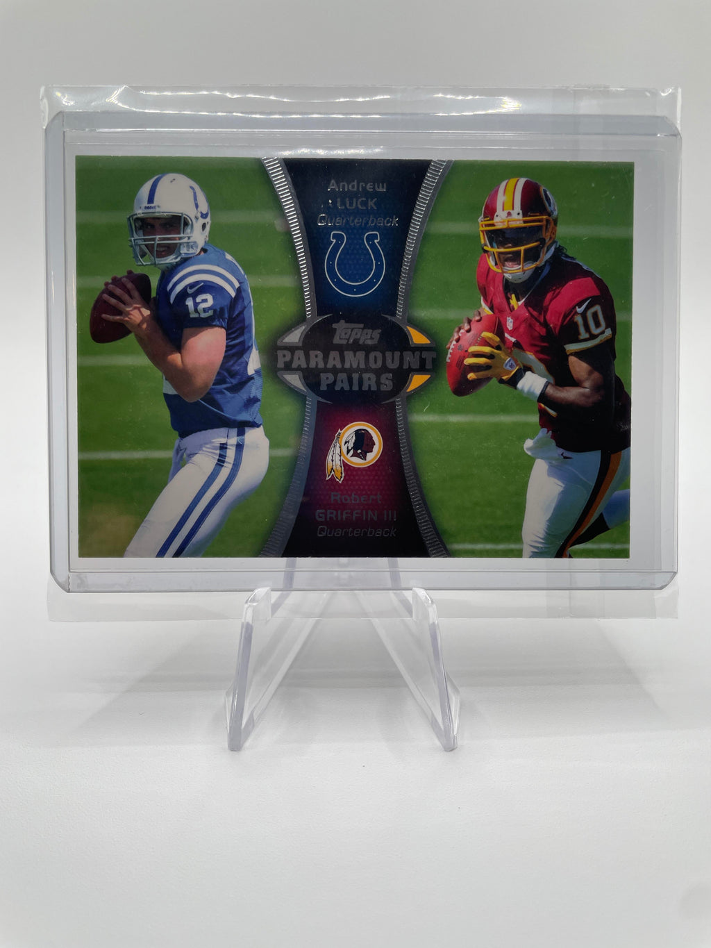 2012 Topps Paramount Pairs Andrew Luck & Robert Griffin III Rookie #PA-LG
