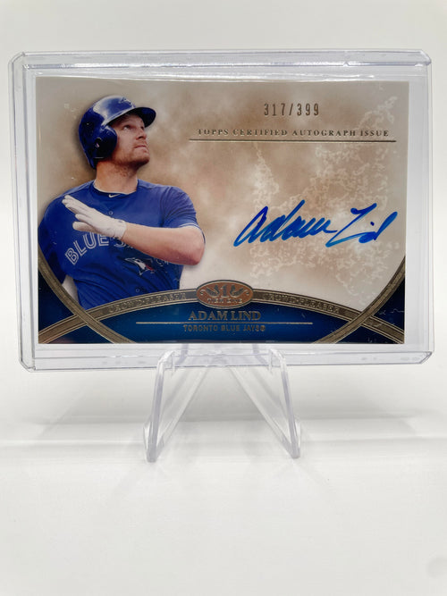 2012 Topps Tier One Adan Lind Crowd Pleaser Auto /399