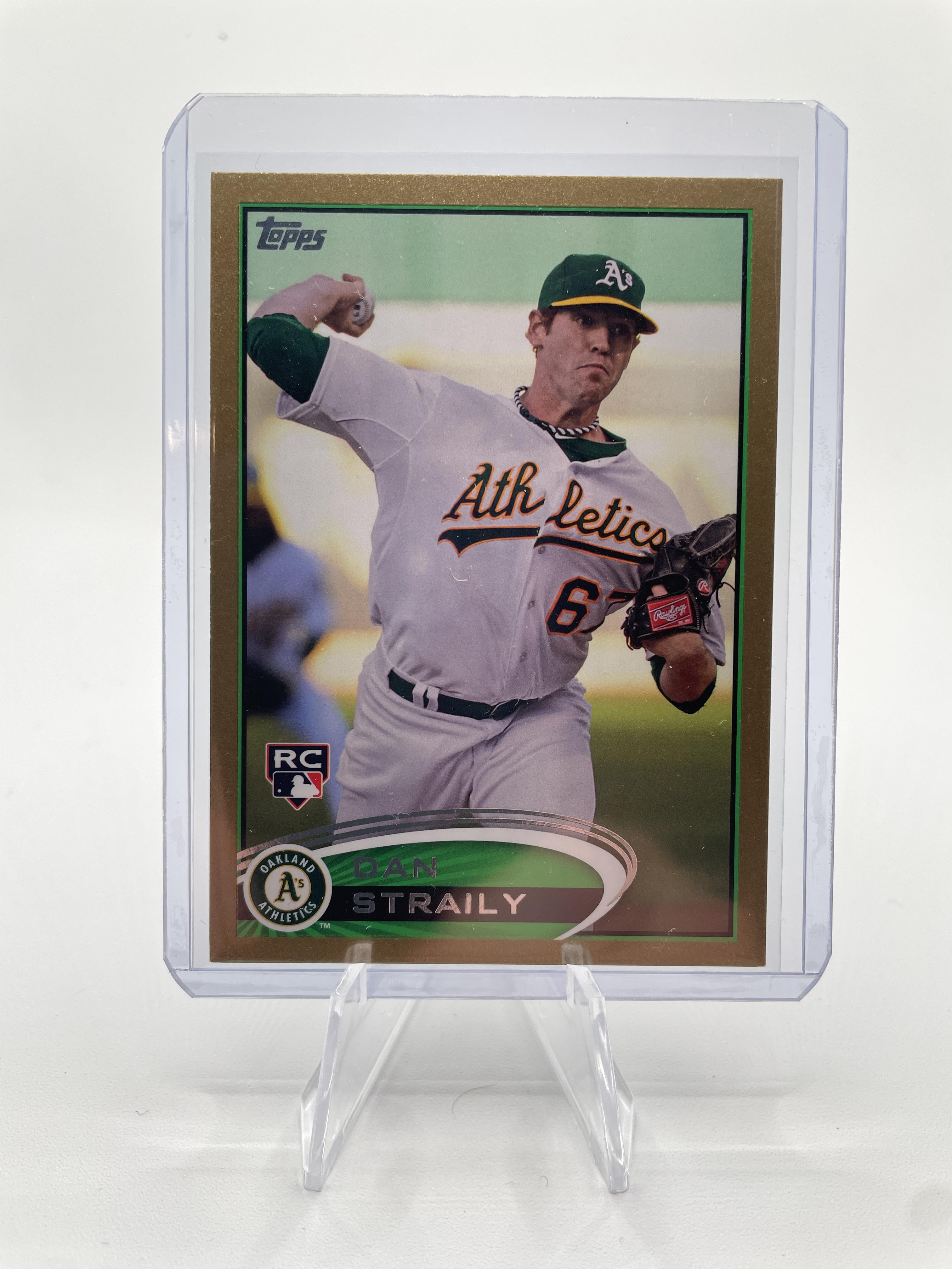 2012 Topps Update Series Dan Straily Gold Foil Rookie /2012 #128