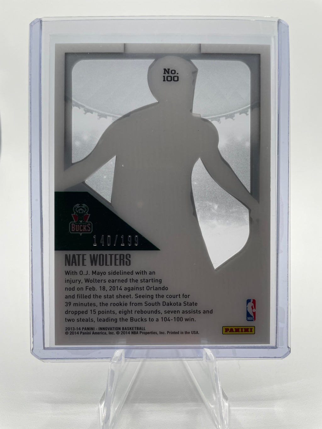 2013-14 Panini Innovation View Nate Wolters Rookie /199