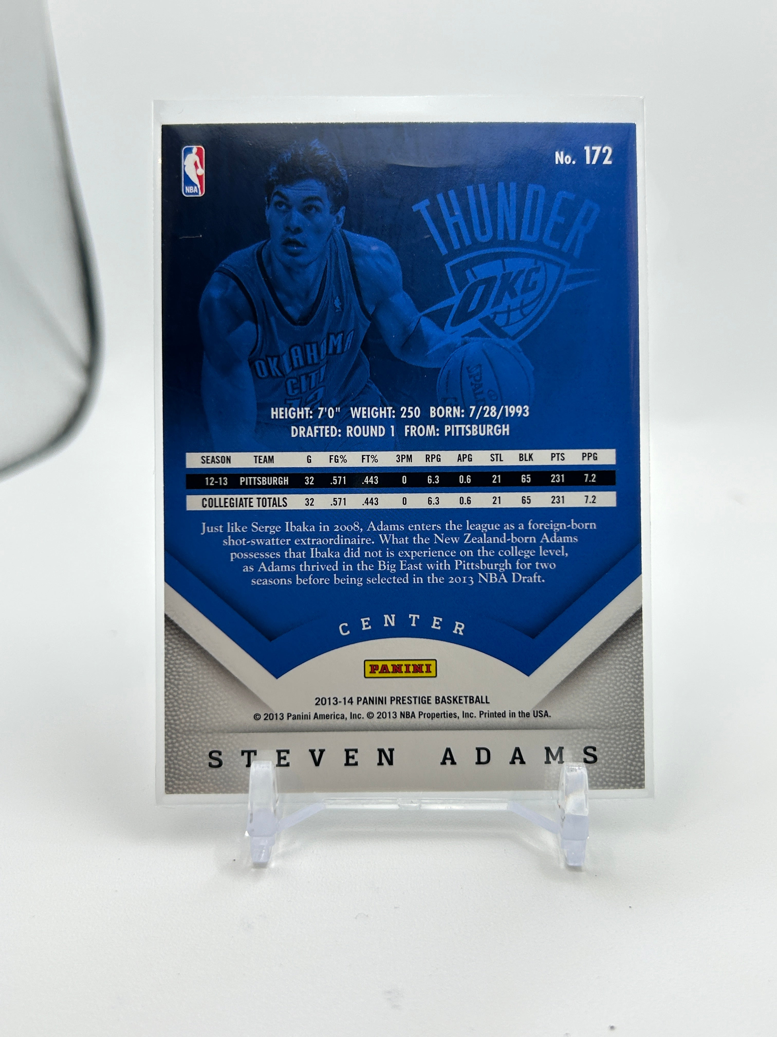 2013-14 Panini Prestige Steven Adams Rookie #172