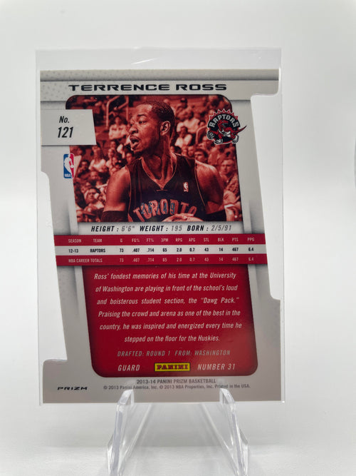 2013-14 Panini Prizm Terrence Ross Purple Prizm Die-Cut /49 SSP