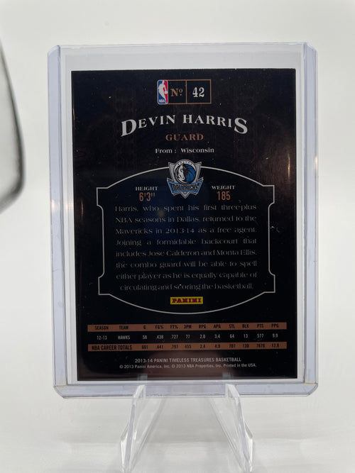 2013-14 Panini Timeless Treasures Devin Harris /299 #42