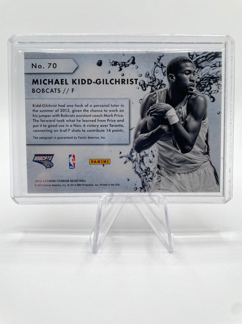 2013-14 Panini Titanium Michael Kidd-Gilchrist New Wave SP Auto