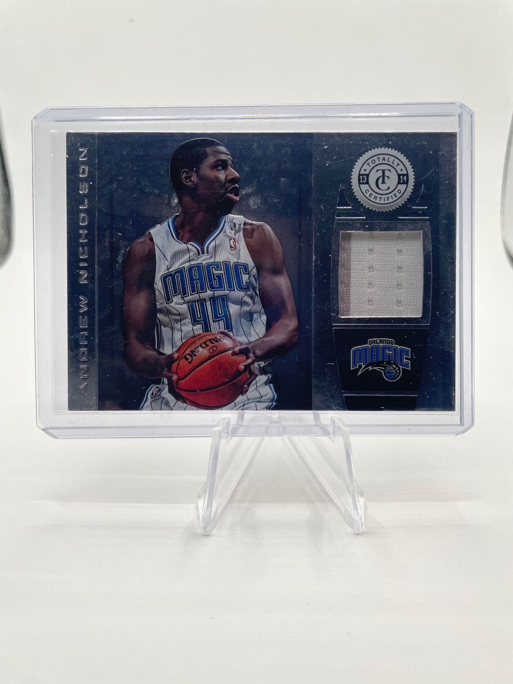 2013-14 Panini Totally Certified Andrew Nicholson Silver Patch #143