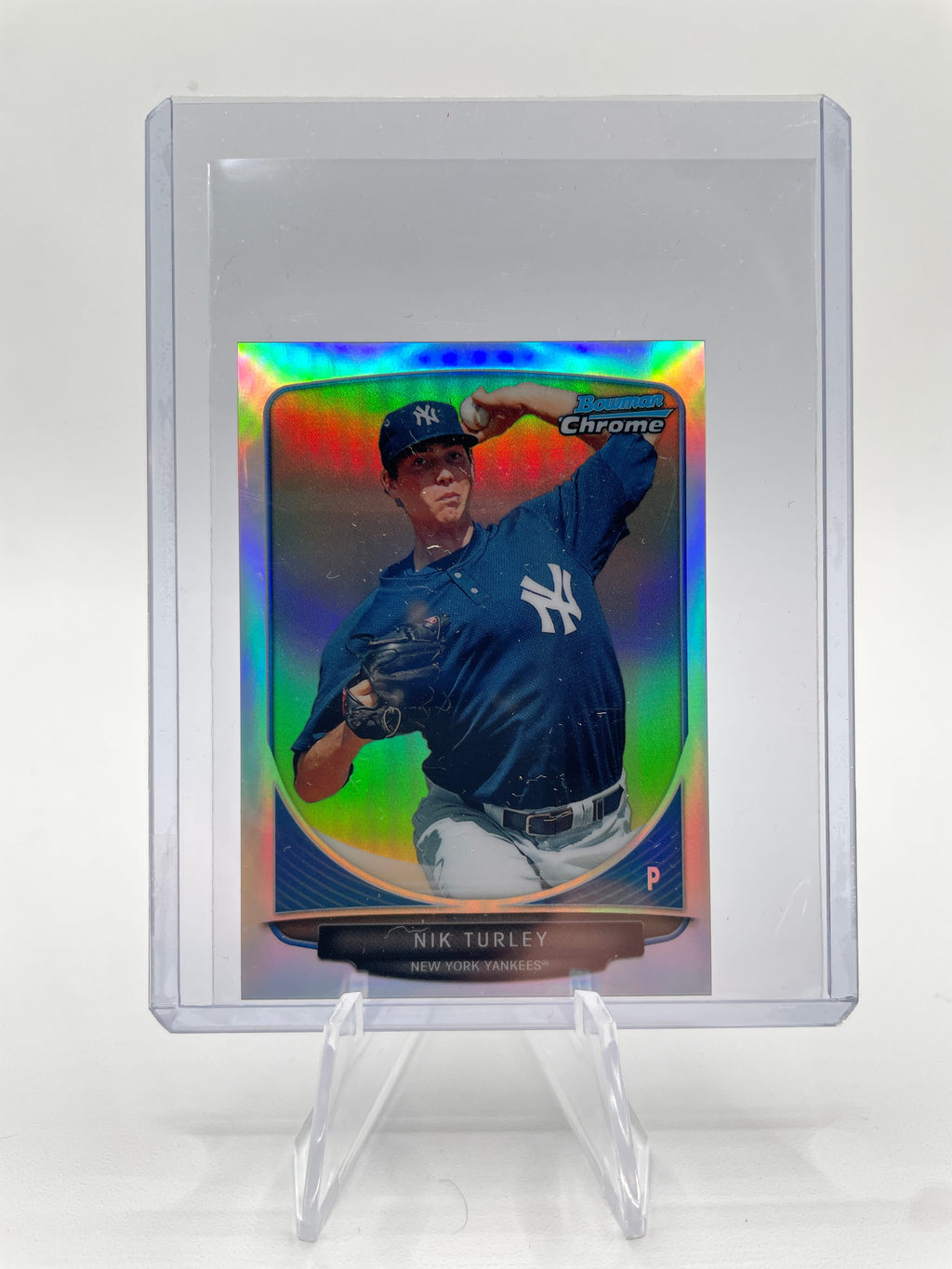 2013 Bowman Chrome Nik Turley Mini Refractor Rookie /125 #116