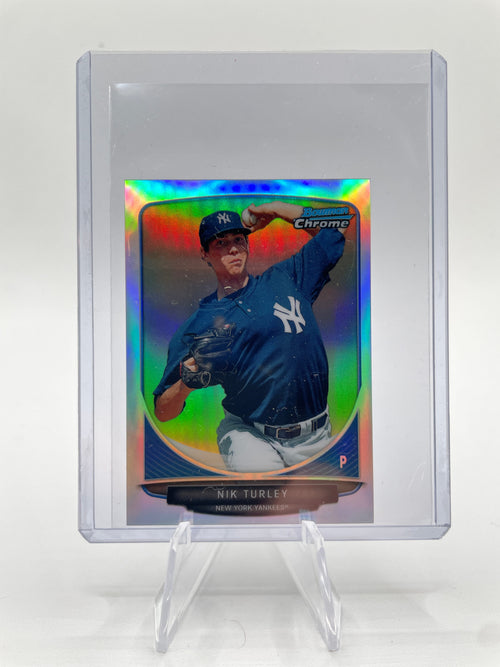 2013 Bowman Chrome Nik Turley Mini Refractor Rookie /125 #116