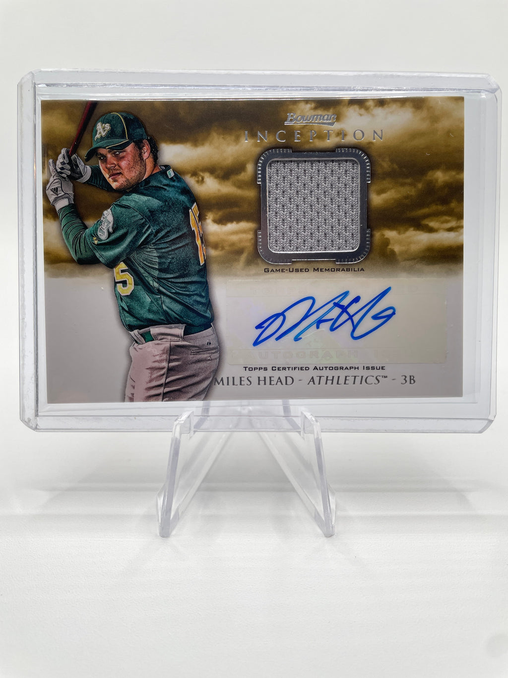 2013 Bowman Inception Miles Head Auto Relics #AR-MH