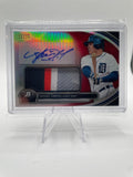 2013 Bowman Platinum Avisail Garcia Red Jumbo Relic Auto /25 Detroit Tigers