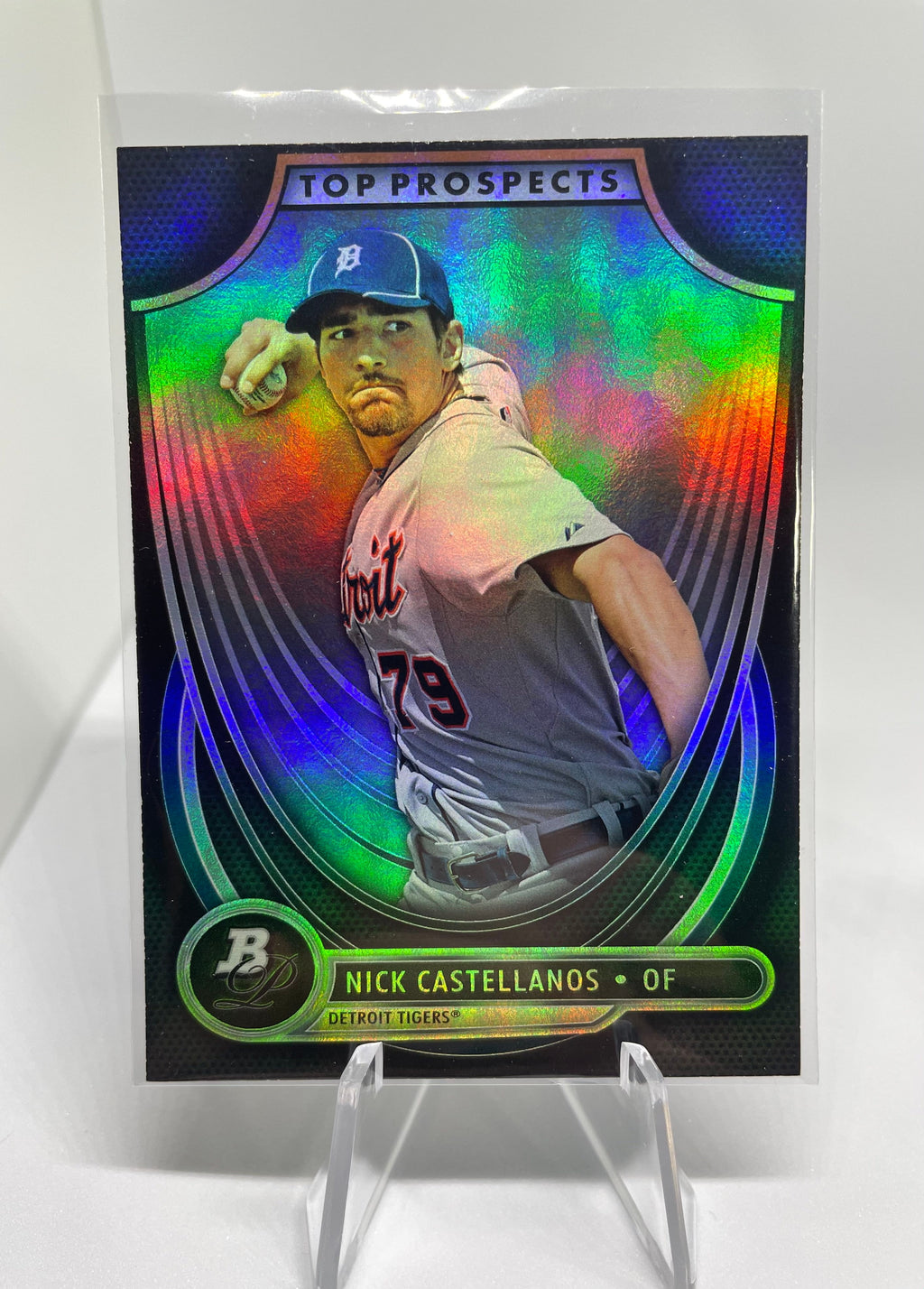 2013 Bowman Platinum Nick Castellanos Top Prospects SP + Base Rookie Set (x8)