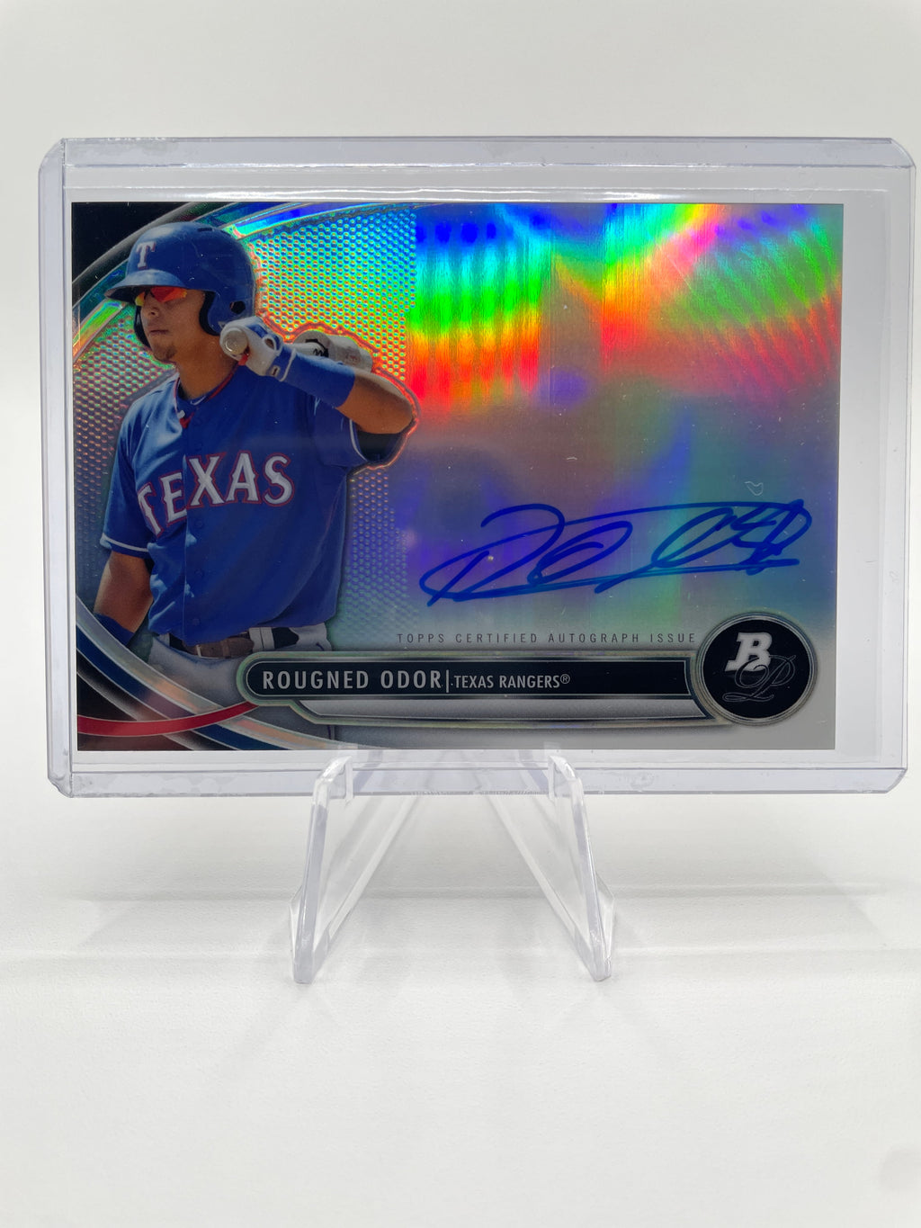 2013 Bowman Platinum Rougned Odor Rookie Refractor Auto #BPAP-RO
