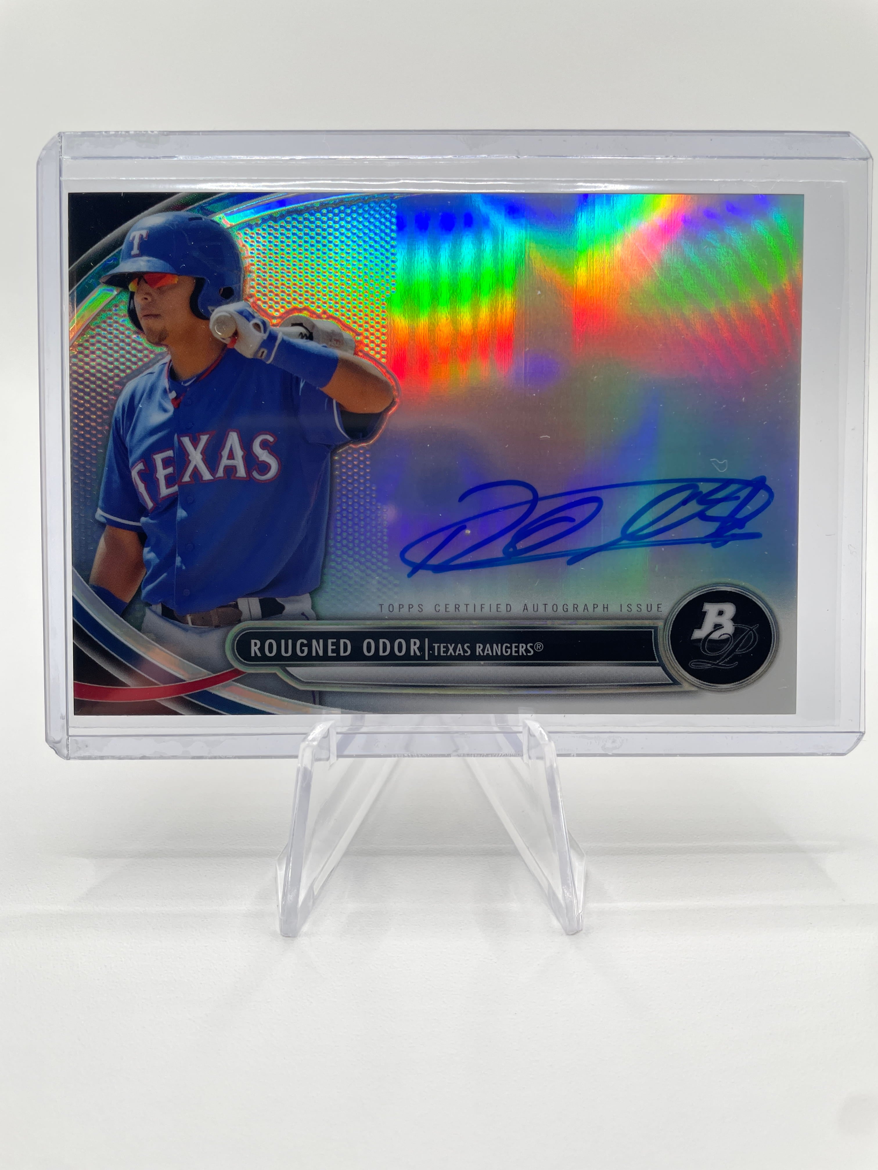 2013 Bowman Platinum Rougned Odor Rookie Refractor Auto #BPAP-RO