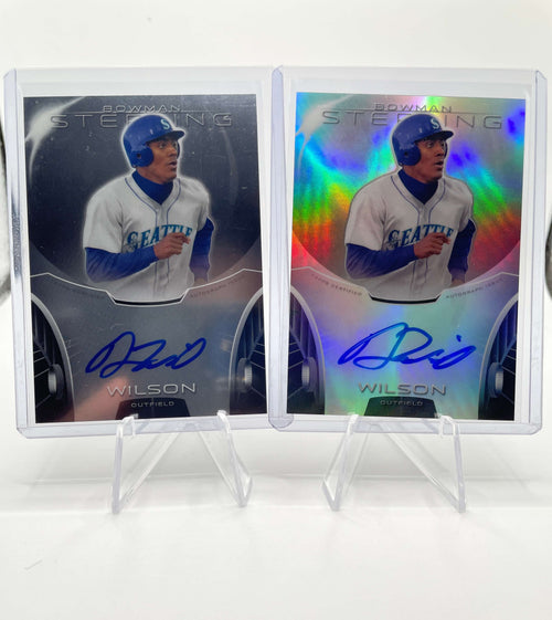 2013 Bowman Sterling Austin Wilson RC Refractor Auto /150 + Auto + Die-Cut /200