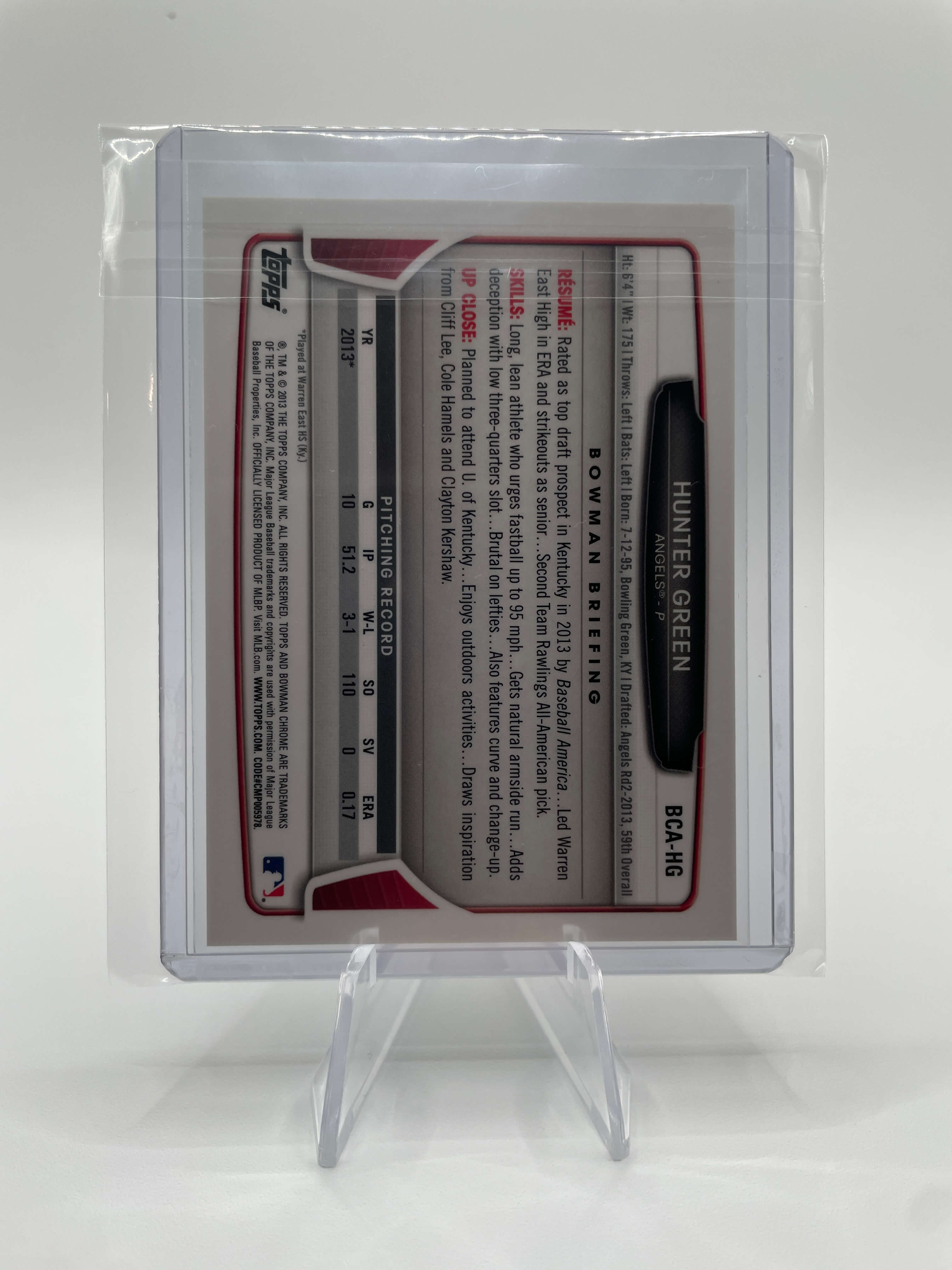 2013 Bowman Sterling Hunter Green Gold RC Auto /50 + Bowman Chrome Auto Set (x6)