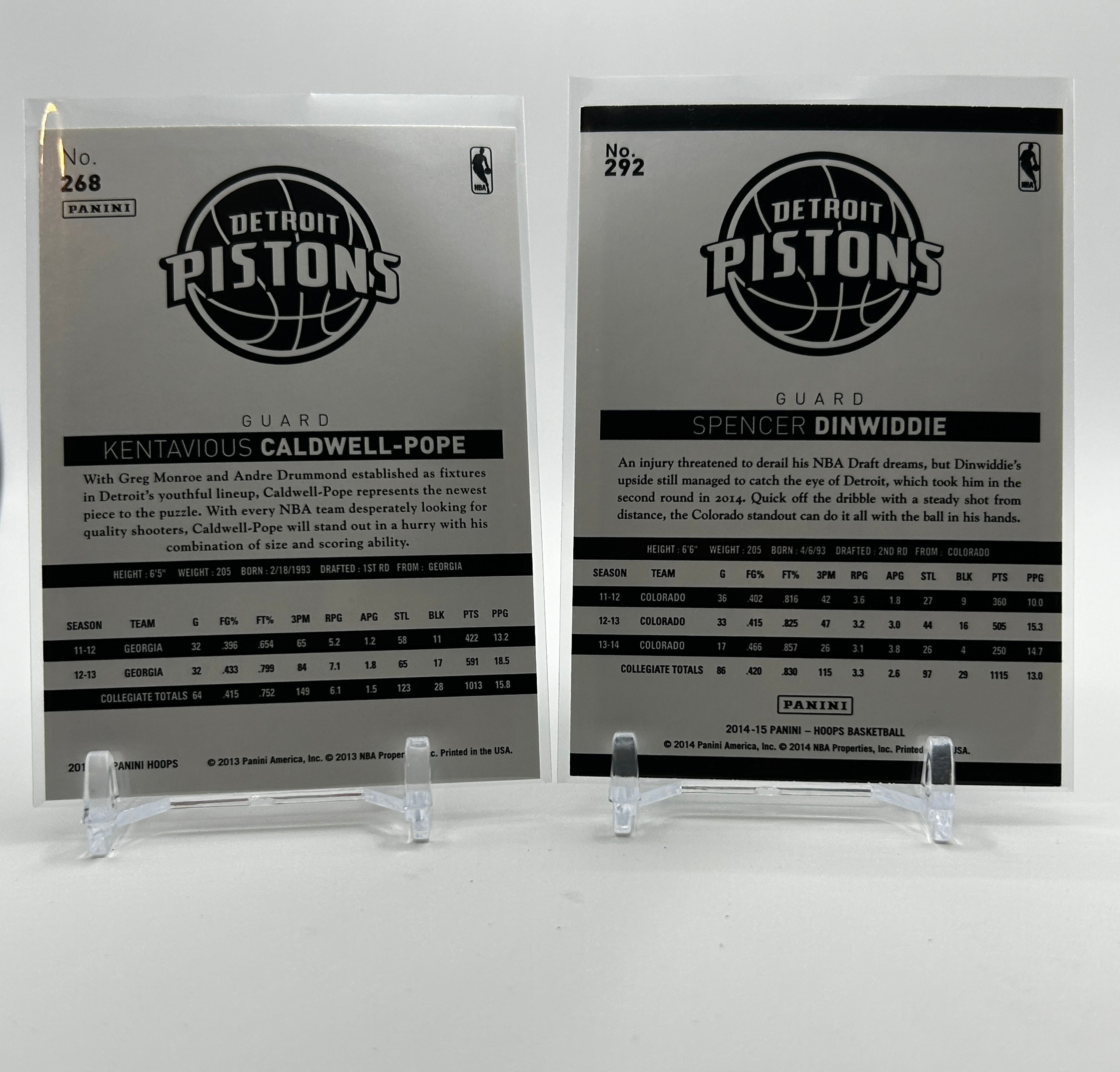 2013 Kentavious Caldwell Pope + 2014 Spencer Dinwiddie + 2010 Greg Monroe Rookie