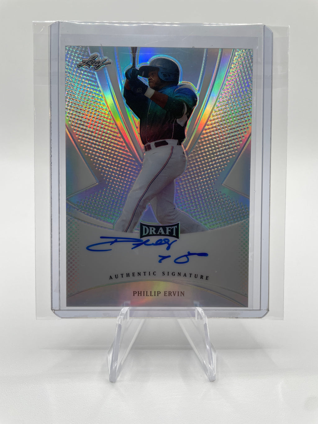 2013 Leaf Metal Draft Phillip Ervin Rookie Refractor Auto