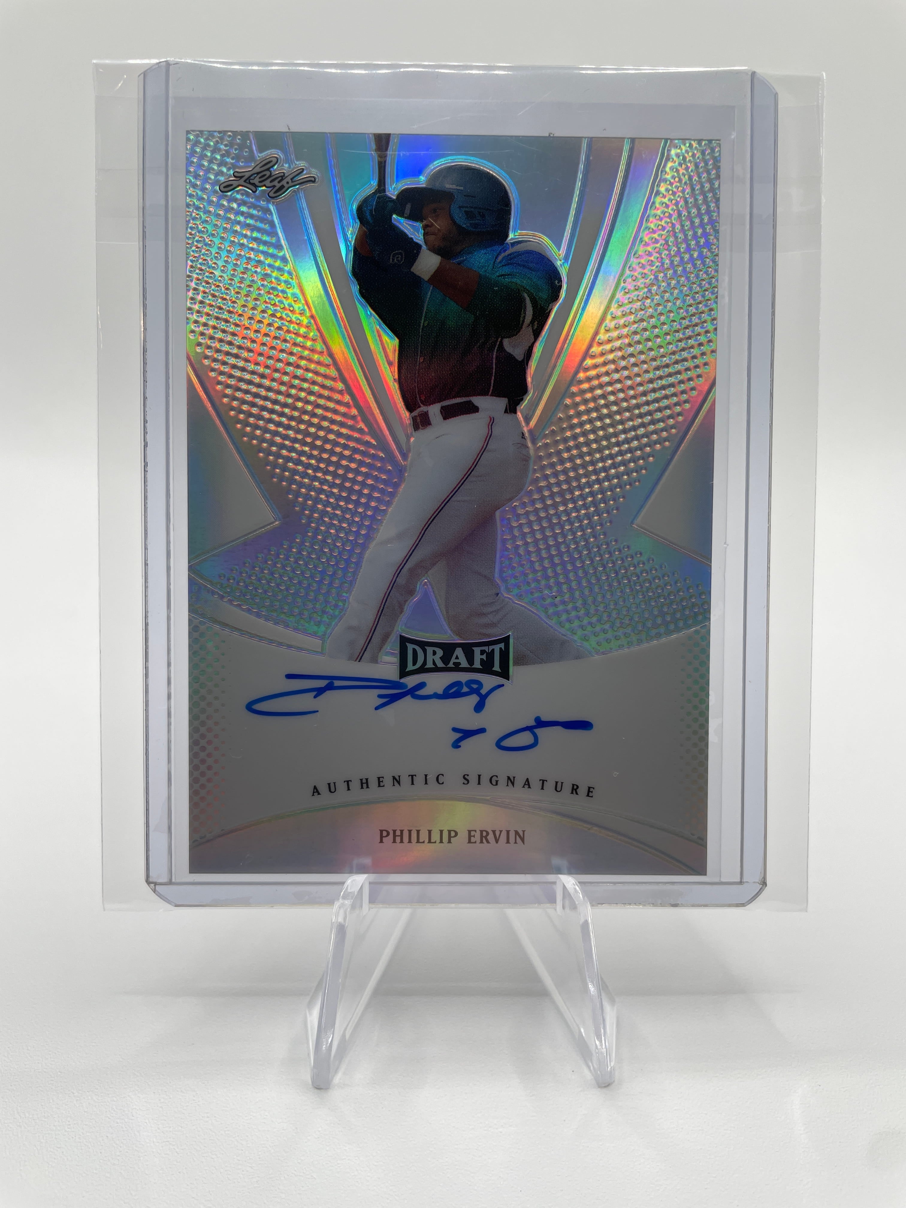 2013 Leaf Metal Draft Phillip Ervin Rookie Refractor Auto