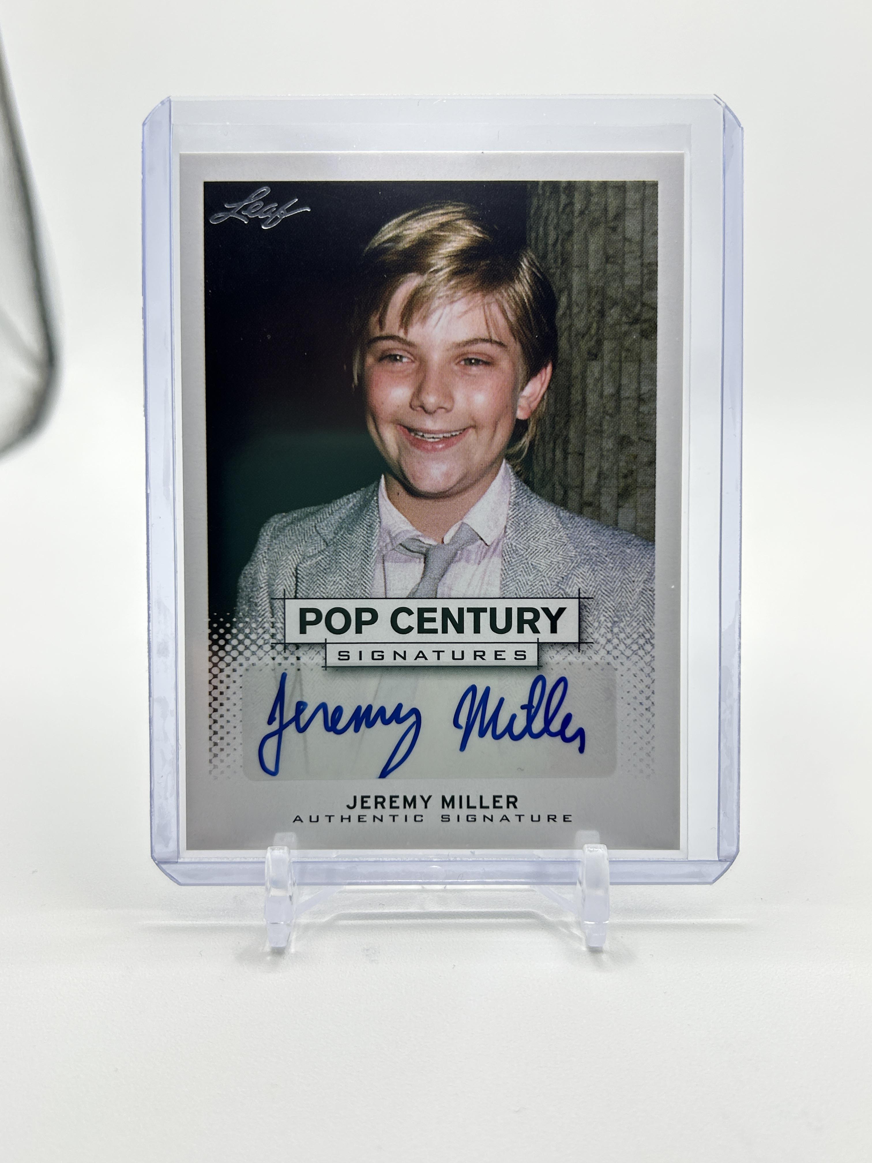 2013 Leaf Pop Century Signatures Jeremy Miller Auto
