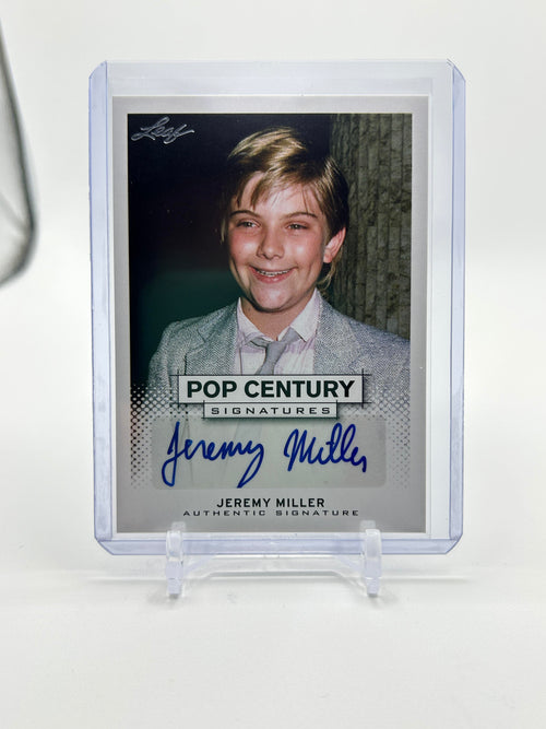 2013 Leaf Pop Century Signatures Jeremy Miller Auto