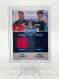 2013 Panini Prestige Draft Luke Joeckel + Eric Fisher Dual Rookie Patch #3