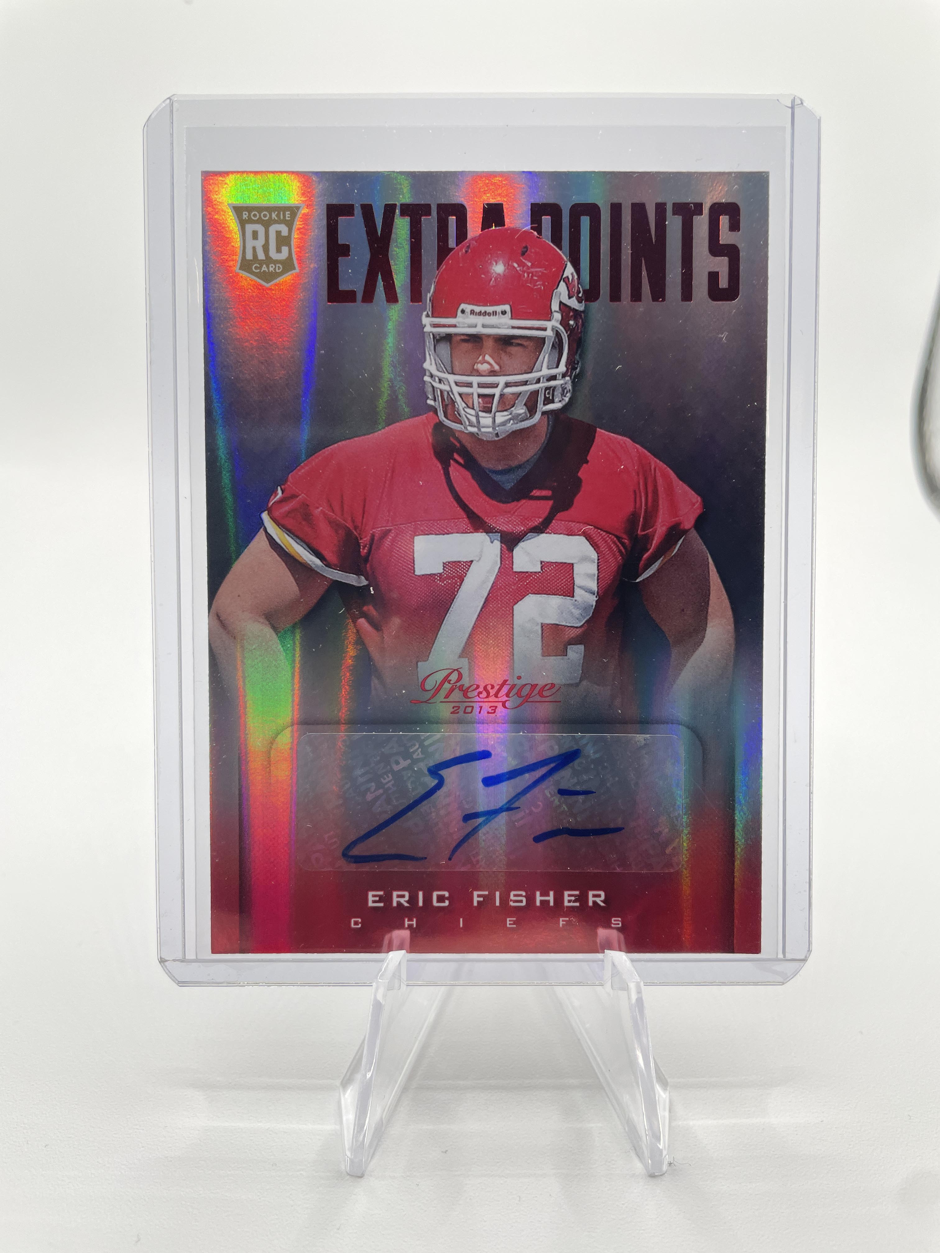 2013 Panini Prestige Eric Fisher Extra Points Rookie Auto #211