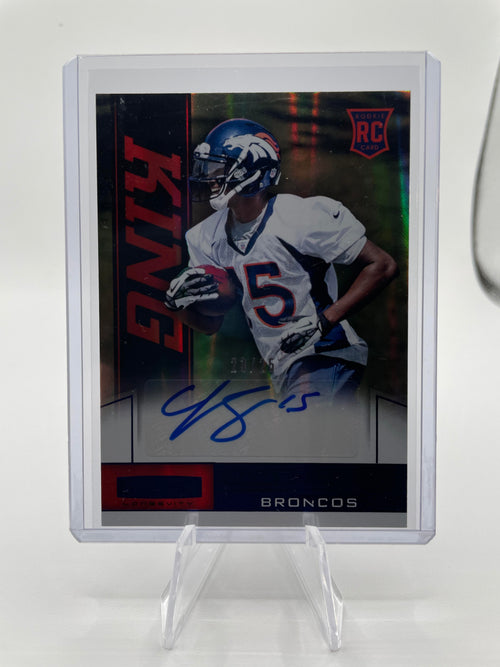 2013 Panini Rookies & Stars Tavarres King Refractor Rookie Auto /25 #188