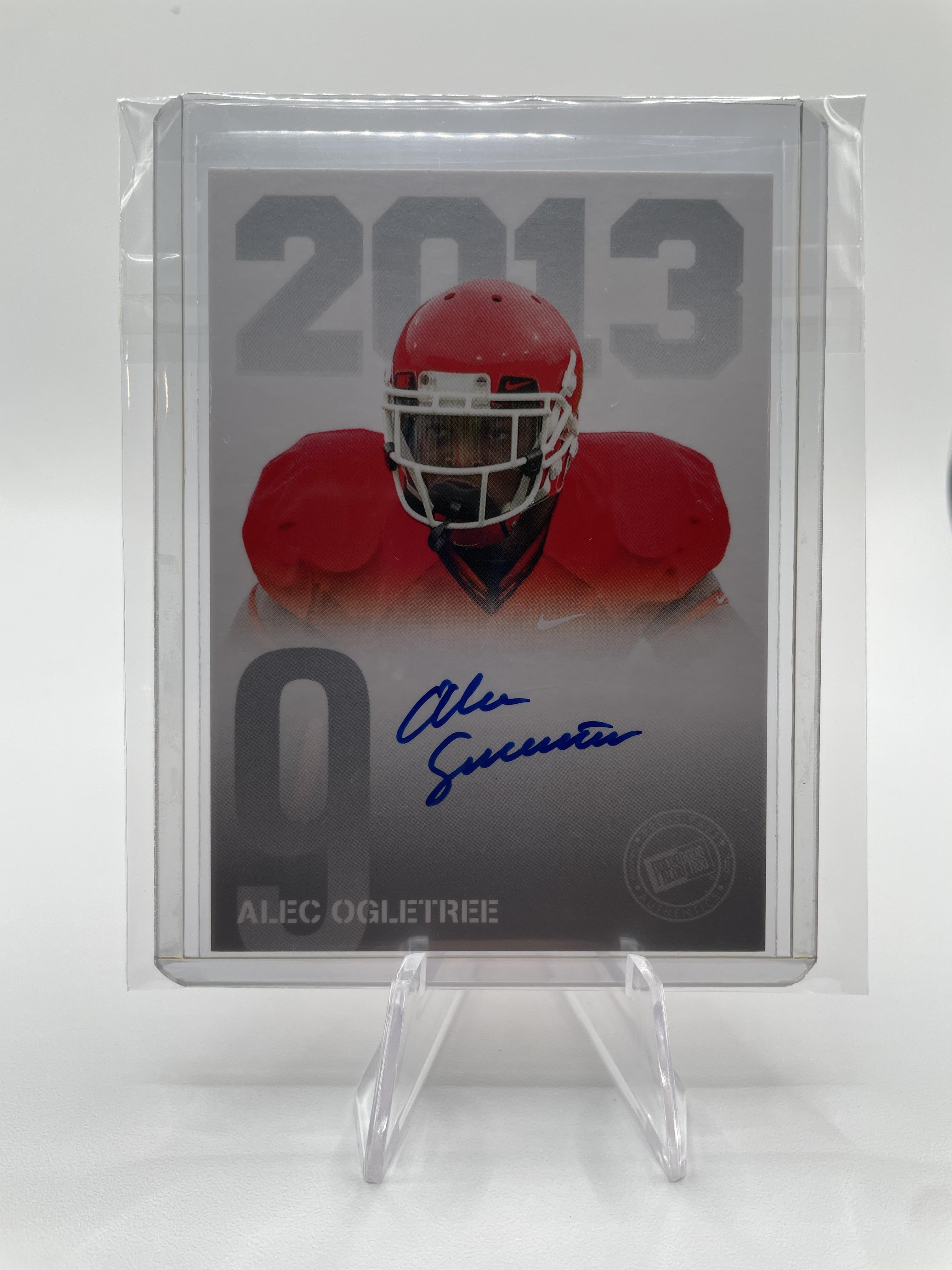 2013 Press Pass Alec Ogletree Rookie Auto #PPS-AO