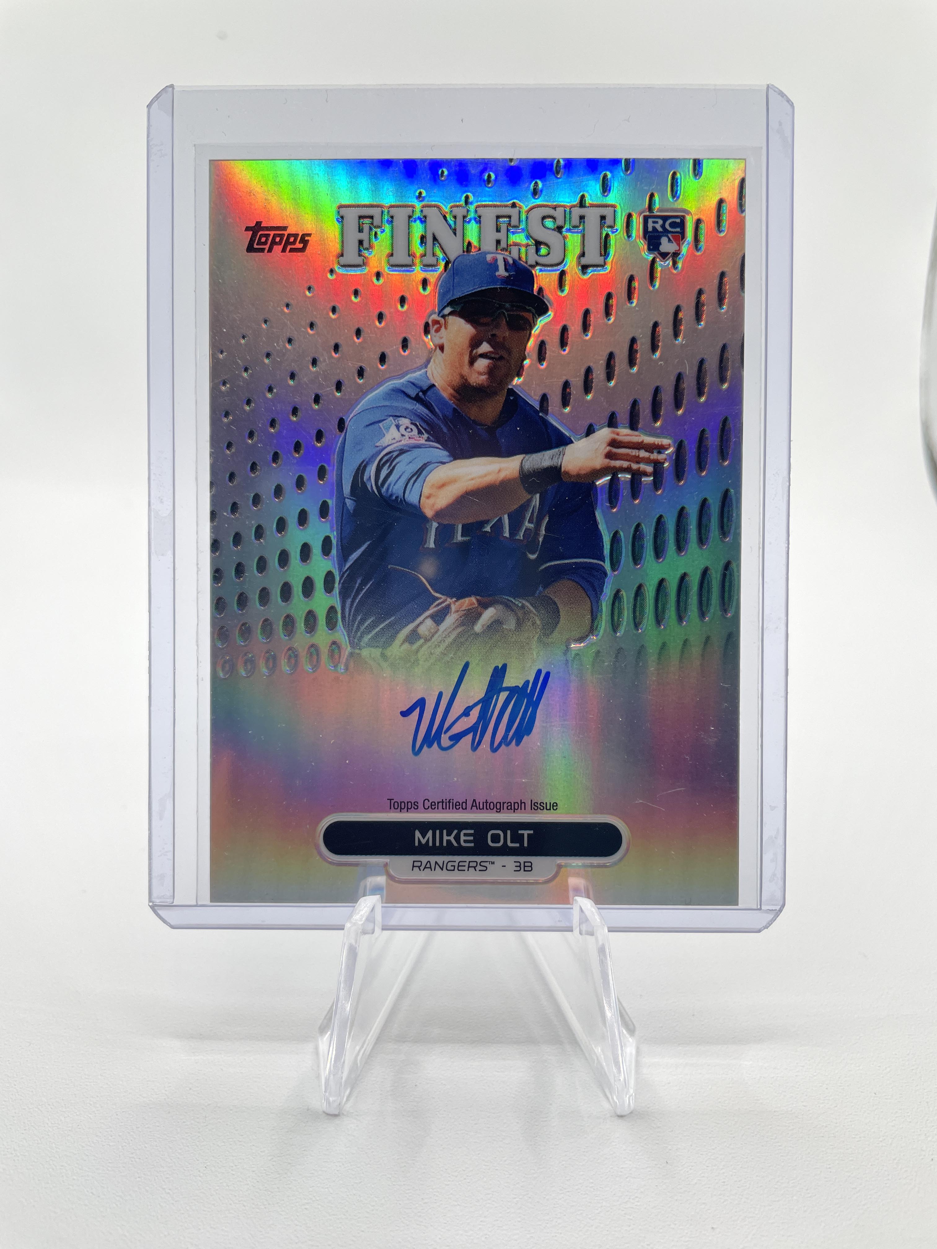 2013 Topps Finest Mike Olt Rookie Refractor Auto #RA-MO