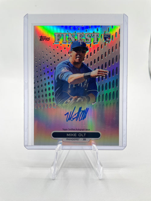 2013 Topps Finest Mike Olt Rookie Refractor Auto #RA-MO
