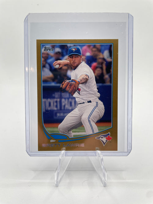 2013 Topps Mini Brett Lawrie Gold Foil /62 #13