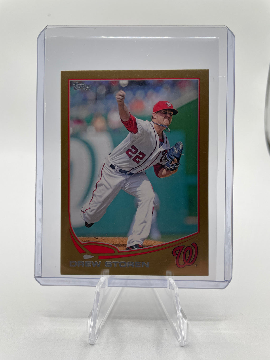 2013 Topps Mini Drew Storen Gold Border Parallel /62 #611