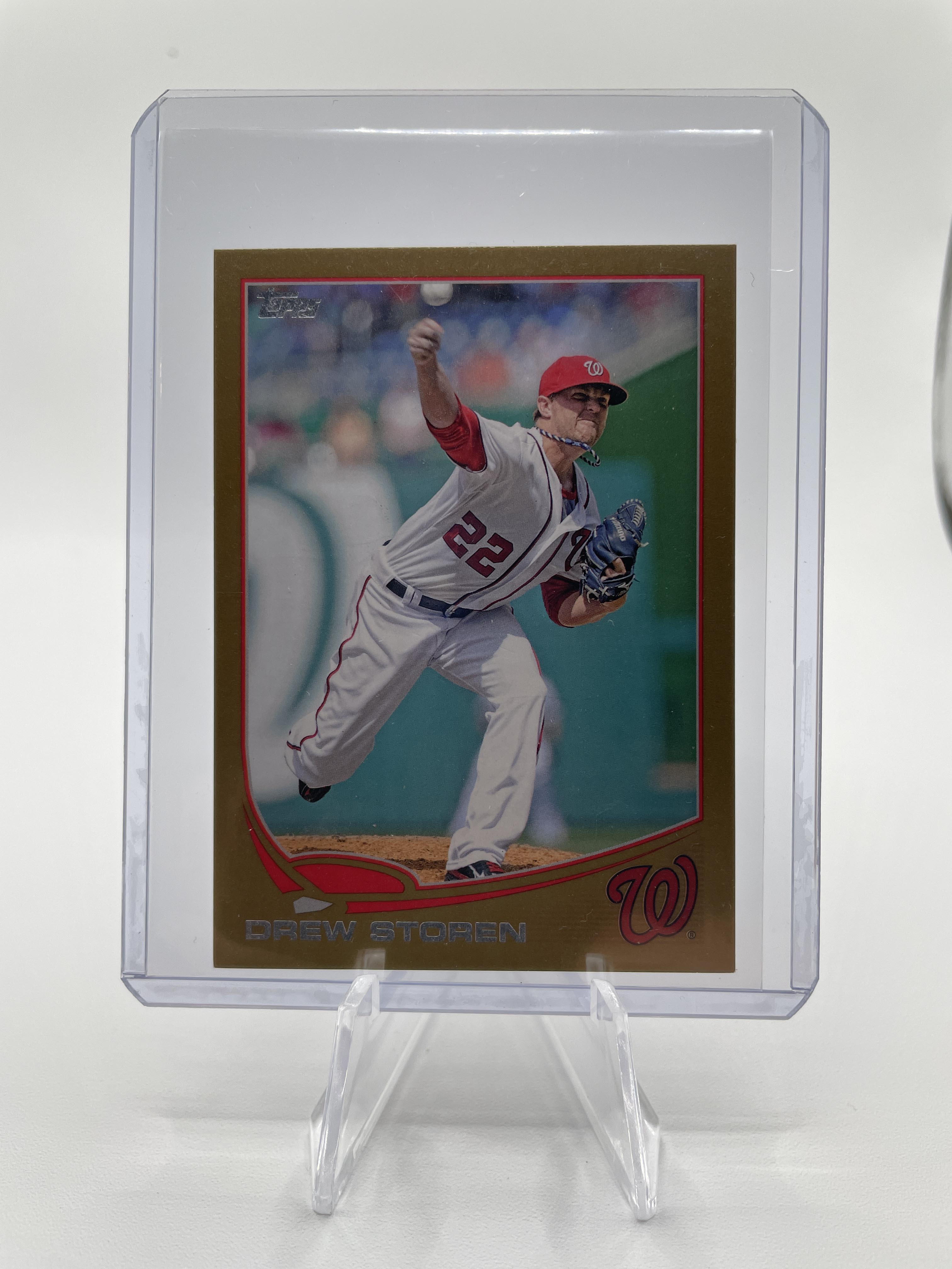 2013 Topps Mini Drew Storen Gold Border Parallel /62 #611