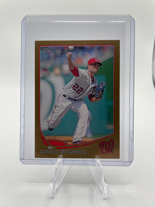 2013 Topps Mini Drew Storen Gold Border Parallel /62 #611